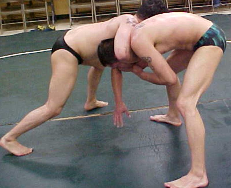 movimuswrestling:  Sandro Vinnari asked to wrestle Bobby Baker.   Bobby is tall,