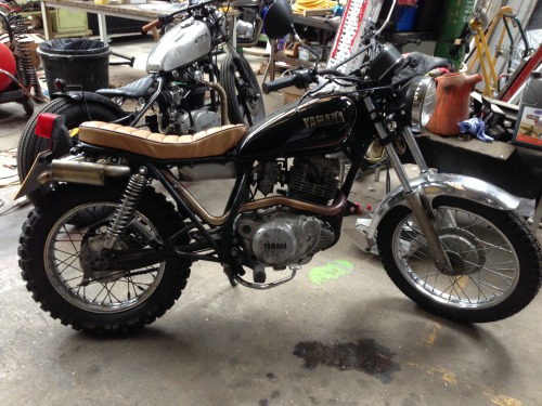 My Yamaha SR 250 #tracker #builtnotbought #unitlife