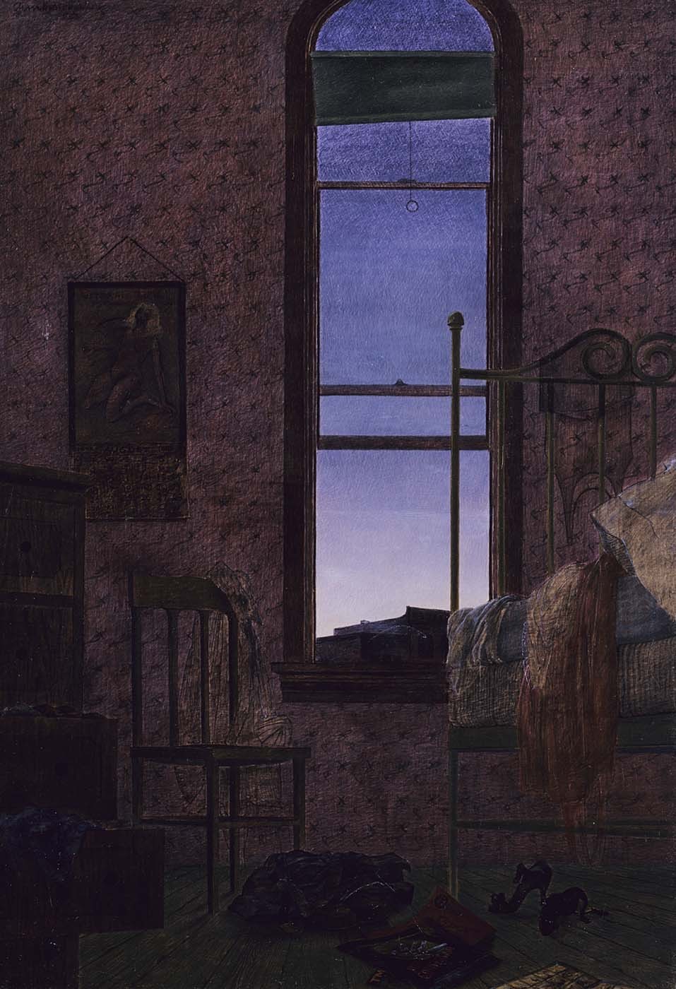 huariqueje:    Interior: Late August   -    Wynn Chamberlain , 1955 American ,