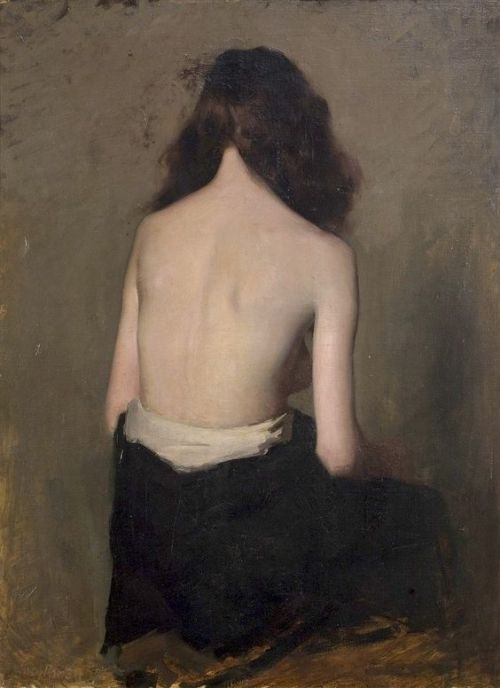 uncorazoneninvierno:Hugh Ramsay, Seated Girl, ca. 1894-1906