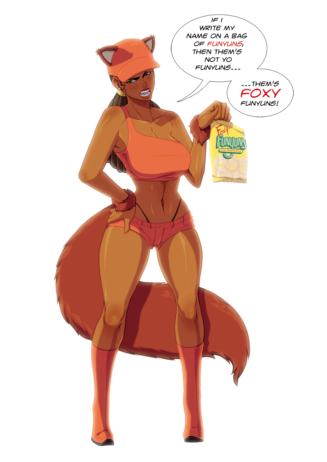 tovio-rogers:  really fun commission of drawn together’s foxy love    &lt;