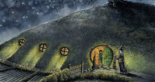 khorazir:khorazir:“Arrival at Bag End”I was asked by the Tolkien Society to create