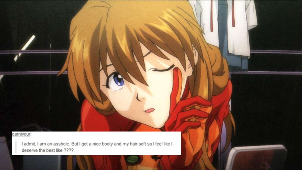 kaneki-soryu:  asuka langley soryu and textposts 