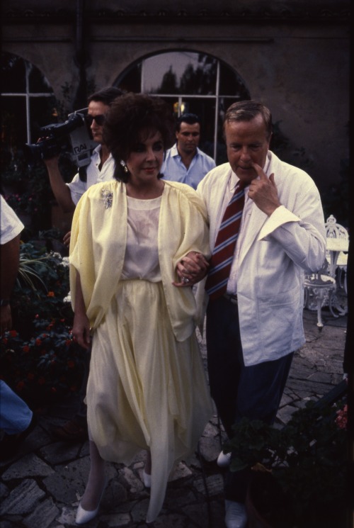 Good old friends: Elizabeth Taylor & Franco Zeffirelli