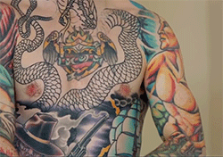 theblackparaid:  Andy Hurley’s tattoos for Tattoo Magazine (1/3) 
