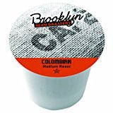Brooklyn Beans Colombian Coffee, Single-cup coffee for Keurig K-Cup Brewers, 40-count