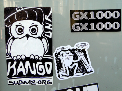 Owls the rage.
Kango.
Haight @Webster Street in San Francisco, CA