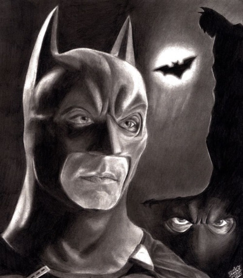 #BatmanBegins ~ Was going through old artwork files to add to my Twitch slideshow and here&rsquo