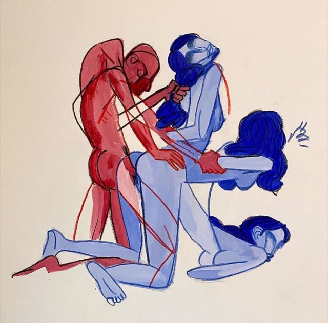 theurbansensualist:sayheytosatanforme:Untitled, Logan SylveIg:lilblackgoatArt😉