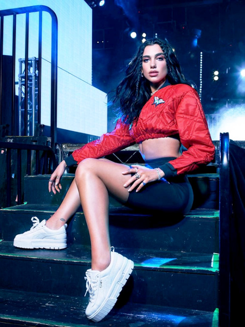 Dua Lipa photographed by Mario Sorrenti for PUMA.