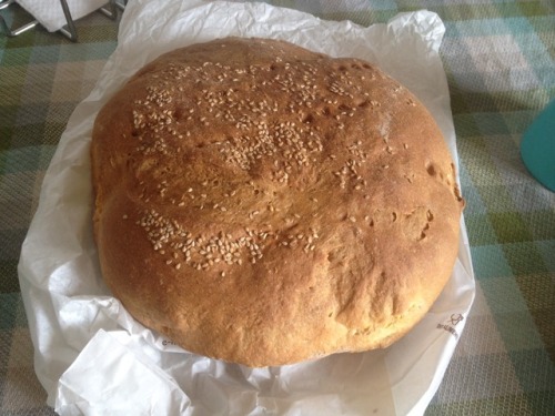 This bread is wonderful, tasty and long-lasting break fronte Marineo near Palermo