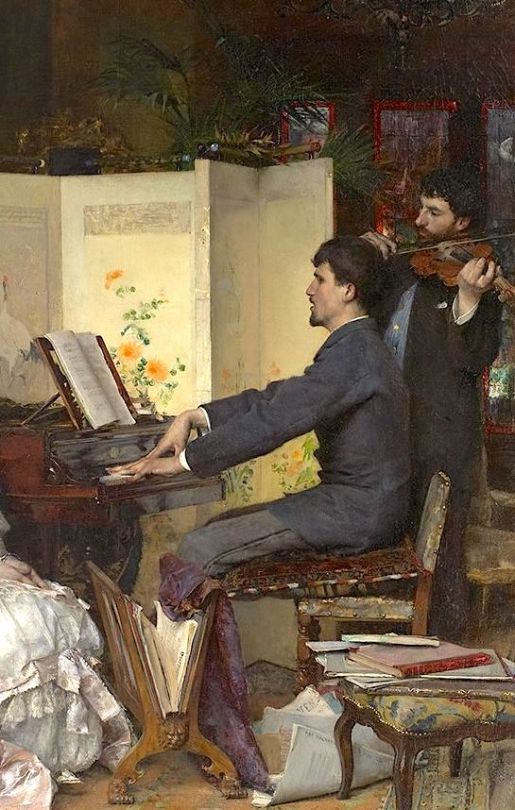 menportraitsseries:Pascal Dagnan-Bouveret (1852–1929) Le petit concert Collection