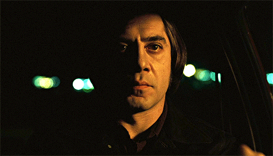 jakeledgers:     Javier Bardem   as   Anton Chigurh   in No Country for Old Men (2007)