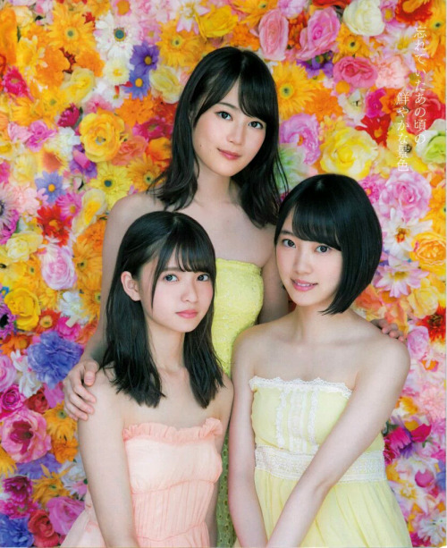 yic17:    Saito Asuka, Ikuta Erika, Hori Miona (Nogizaka46) | BOMB 2016.08 Issue - Part 1 of 2