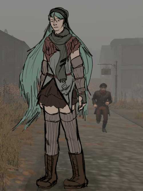 Miku As A Town-on-gorkhon Npc
