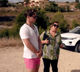 queensaver:  Danny Walters as ‘Tiger Dyke’ in ITV’s &lsquo;Benidorm’