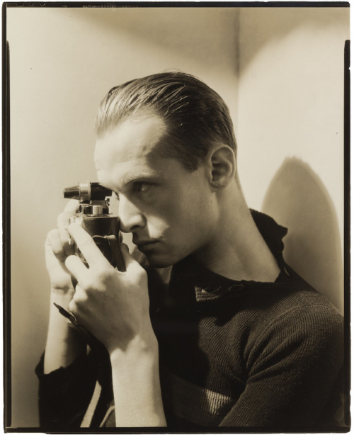 Henry Cartier-Bresson and his Leica camera. By George Hoyningen-Huene.