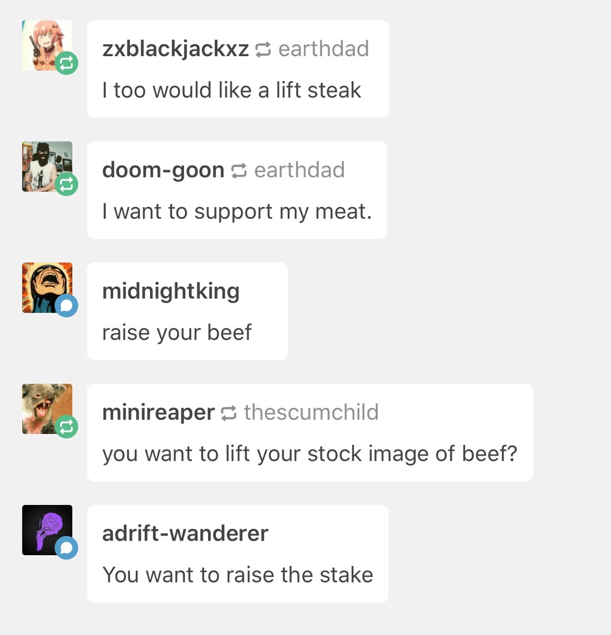 earthdad: earthdad:  I want to  my   i want to jack my meat 