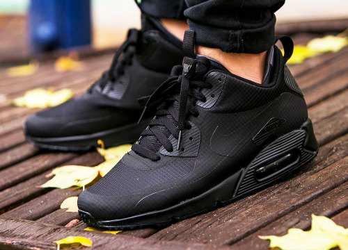 Nike Air 90 Mid 'All Black' (by... – – Sneakers, kicks and trainers.