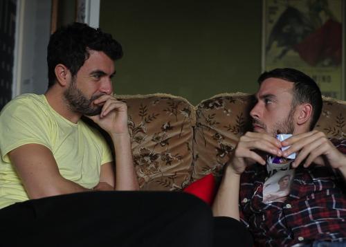 sam-and-dean-forever:  Chris New as Glen and Tom Cullen as Russell in WEEKEND (2011) directed by Andrew Haigh. 