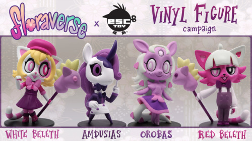 glitchedpuppet:  glitchedpuppet: Hey all!! The Vinyl Figure campaign is here!  It is being run by @esctoydotcom! You can also watch the accompanying video update right here! We need to reach 27k to send the two Beleths to production - and then there