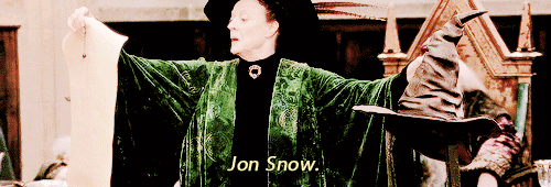 villainthirst:  Jon Snow arrives at Hogwarts School of Witchcraft and Wizardry (insp) 