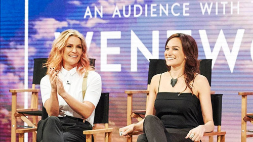 no1frankyfan: Danielle Cormack &amp; Nicole da Silva at “An audience with the cast of Went