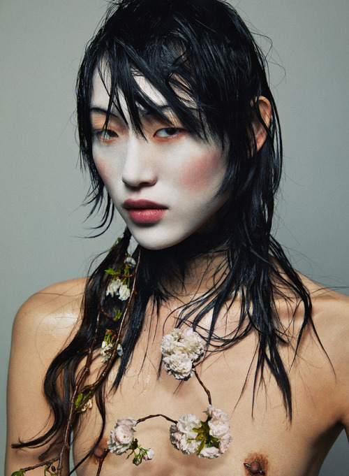 thebeautymodel:“Saint Sora” Sora Choi by Bryan Huynh for W Magazine Korea  May 2017. Fashion Editor/Stylist: Lisa Jarvis  Hair: Cecilia Romero  Makeup: Yuki Hayashi Sora Choi - Model