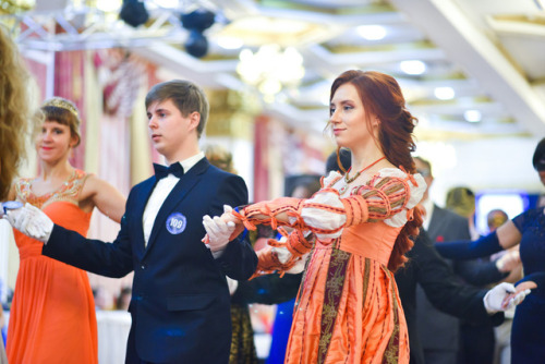 Ball in last Sunday.My dress by me (Lina Groza), make-up by me, my hairstyle by Natalia Korolkova