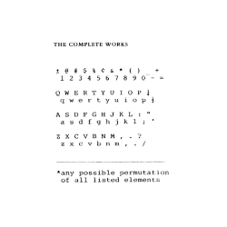 visual-poetry:  “the complete works” by bpNichol (+)