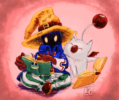 electric-chai:Collection of Final Fantasy ix sketches. I’ve been posting a little FF art every frida