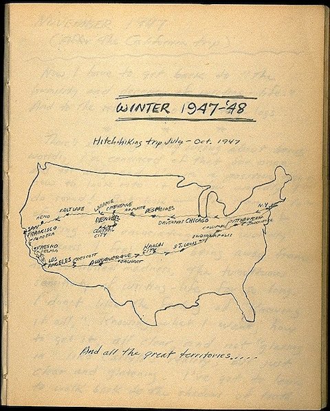 blackballoonpublishing:
“Jack Kerouac’s Hand-Drawn Map of the Hitchhiking Trip Narrated in On the Road (via Open Culture).
”