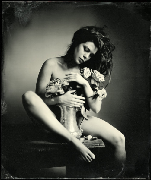 holding close // 4x5 wet plate collodion by Mark Sink, Denver CO