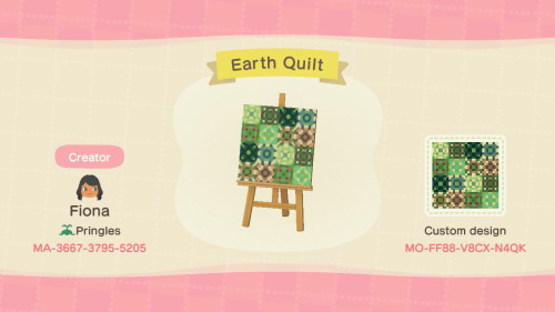 cometkins:Green quilt pattern I made to use on my furniture! If you want something kind of earthy, k