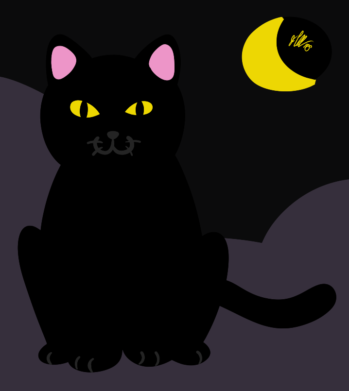 Did you know that a lot of black cats go unadopted because people are superstitious