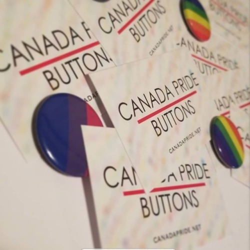 It only takes $1 to support homeless youth. Buy a button from canadapride.net today! #lgbt #smallbus
