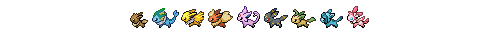 lyrium:  Ninfia sprite is by Kyle-Dove on DeviantArt. The other sprites are HGSS