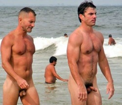 Scenes from nude beaches...