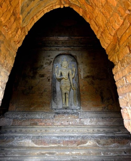 God Vishnu from Nathlaung Kyaung at Old Bagan Myanmar