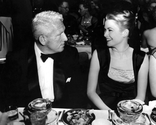 Spencer Tracy, Grace Kelly.