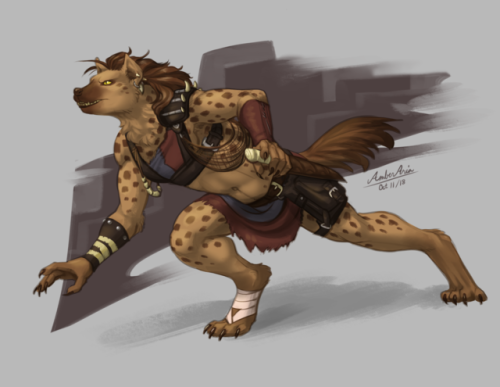 Gnoll SkirmisherI know many of you are fans of my gnolls, so enjoy another helping of gnoll characte