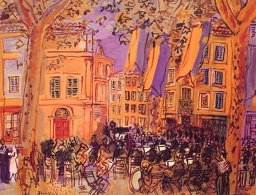 L'orchestre en Arles    -     Raoul Dufy, 1926French 1877-1953 Oil on canvas, 51