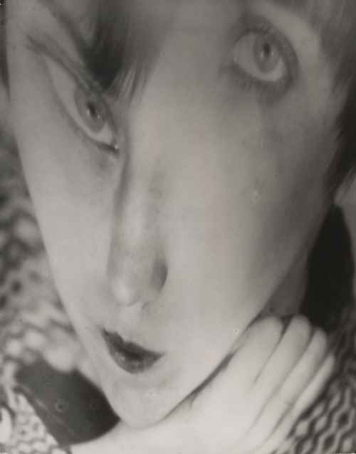 Berenice Abbott, Portrait of the Artist as a Young Woman. Negative, c. 1930. Distortion, c. 1950. Gelatin silver print, 