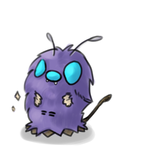 #048 - VenonatThis Mimikyu has donned a thick layer of fur. It is incredibly vain and, despite not b