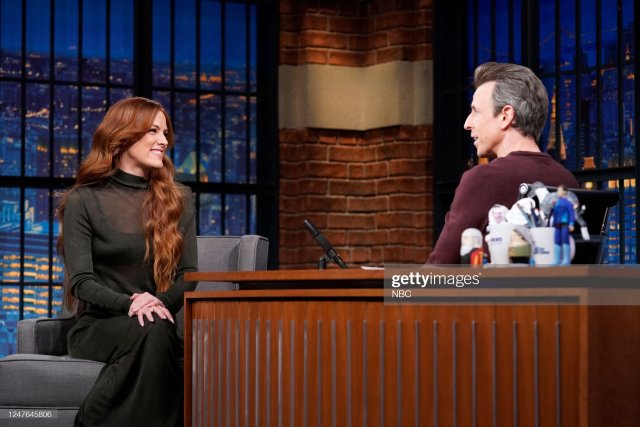 Late Night with Seth Meyers, March 2, 2023 - Riley Keough