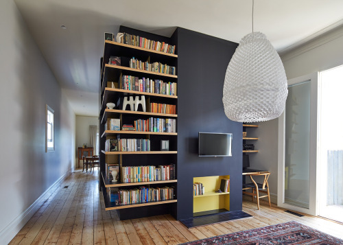 remodelproj:Wrap around bookshelves