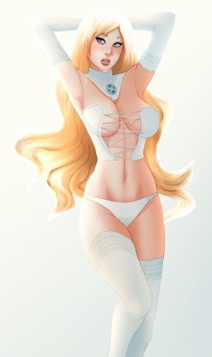 nsfwgamer:  Emma Frost by Raulovsky Follow NSFW Gamer on Facebook