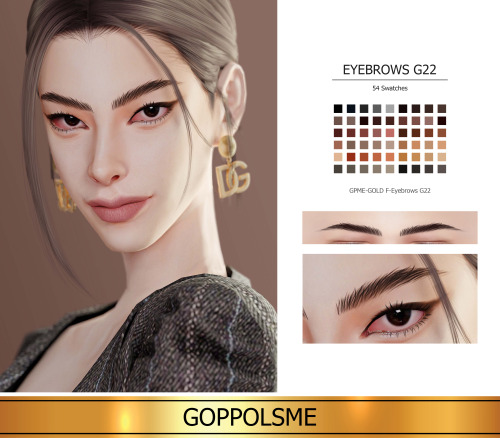 GPME-GOLD F-Eyebrows G22Download at GOPPOLSME patreon ( No ad )Access to Exclusive GOPPOLSME Patreon