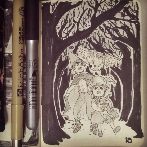  the rest of last year’s inktober i haven’t posted here until now (2/3) 