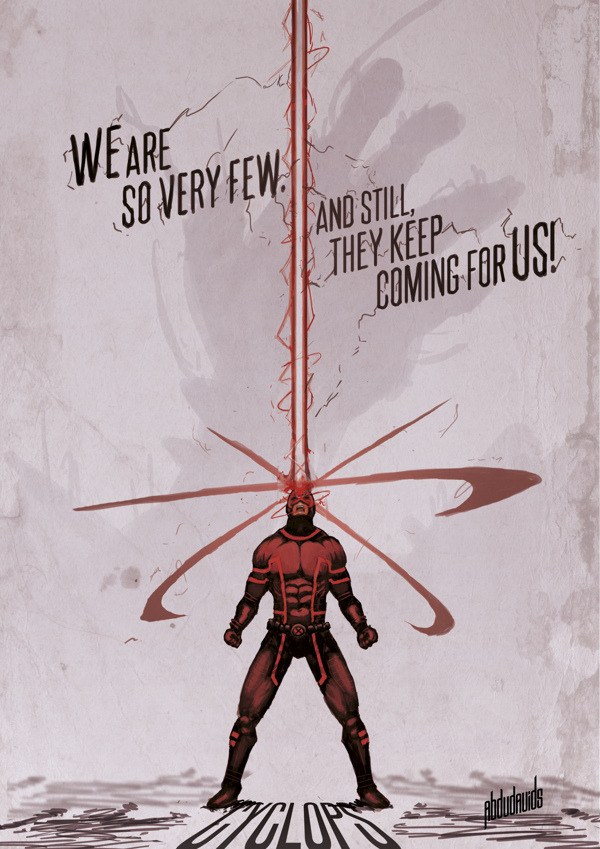 thecyberwolf:  X-Men Posters  Artist: Abdudavids - Facebook 